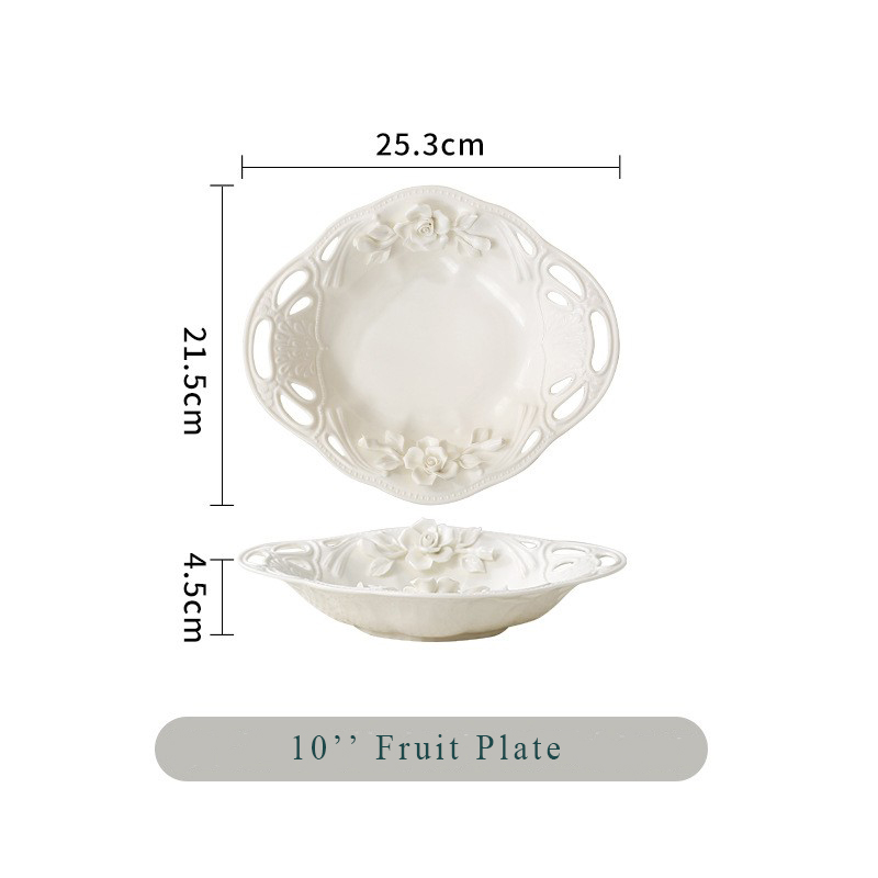 Assiette de fruits 10''