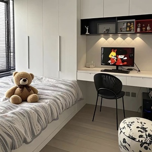 <span class=keywords><strong>Ensemble</strong></span> de chambre moderne et minimaliste tout-en-un avec <span class=keywords><strong>armoire</strong></span> intégrée, <span class=keywords><strong>lit</strong></span> tatami, <span class=keywords><strong>bureau</strong></span> tatami, confortable pour villa - Product Image 2