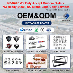 Emblema de coche ABS de alta calidad con logotipo personalizado e insignias de coche de metal cromado y parrillas automáticas y pegatinas de coche - Product Image 4