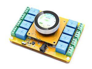 Makerfabs Matouch ชุดเครื่องมือควบคุมเวลา 1.28 นิ้ว ใช้รีเลย์แบบ Onboard RTC และรีเลย์ 8 ช่อง 2A รองรับการตั้งเวลาได้สูงสุด 5 กลุ่ม รุ่น D140 - Product Image 2