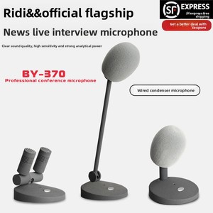 Microphone à condensateur filaire TR8 TR9 pour bureau, idéal pour l'enregistrement en direct, les conférences, les interviews et l'utilisation en studio - Product Image 2