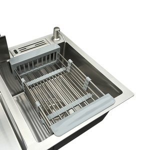 Chuyên Nghiệp Hiện Đại Bồn Rửa Nhà Bếp 304 thép không gỉ đôi lưu vực với Dao Chủ - Product Image 4