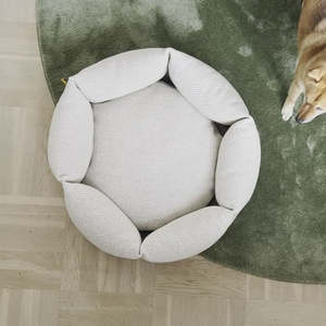 Hoa Hình Dạng Da Sang Trọng Mềm Mại Ấm Áp Bông Bé Ngủ Mềm Mại Ấm Áp Bông Bộ Nhớ Bọt Giường Vật Nuôi - Product Image 4