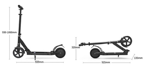 Nuovo Economico Monopattino Elettrico per Adulti 20km/h con Pneumatici Fuoristrada Pieghevole <span class=keywords><strong>E</strong></span>-scooter con App - Product Image 6