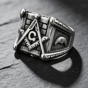 Épinglette maçonnique personnalisée en métal, vente en gros, symbole de loge maçonnique, équerre et compas, émail, direct usine - Product Image 1