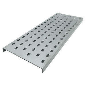 Gouttière pour câbles en acier perforé galvanisé à chaud de 150 mm de largeur, prix d'usine, avec composants à montage rapide pour une pose facile des câbles - Product Image 1