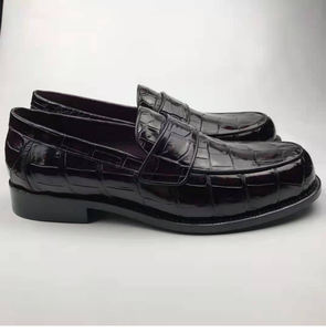 Мужские туфли ручной работы из натуральной кожи крокодила, лоферы для вечеринок, пенни-лоферы, дизайнерские классические туфли класса люкс - Product Image 3