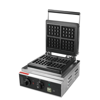 Gaufrier électrique robuste pour usage intensif avec écran numérique, corps résistant à l'usure, utilisation continue, Campbon ZH-801A