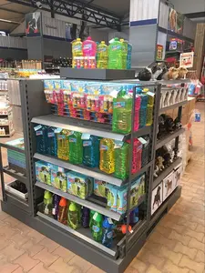 עיצוב חדש עץ חנות פלדה אביזרי ladenbau חנות תצוגה מדפים סופרמרקט מדפים - Product Image 5