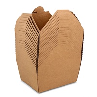 Boîte en papier kraft de haute qualité, taille personnalisée, impression facile, pliable, pour hamburgers, sushis, poulet frit, boulangerie, emballage à emporter, fast-food