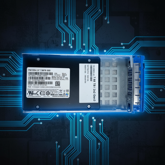 Hot Sale NetApp PM1723b 7.68TB NVMe PCIe 2.5inch U.2 SSD 108-00745 Enterprise Server Storage Drive Used
