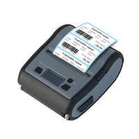 Impresora térmica USB portátil de 80mm para impresión de códigos de barras y recibos Impresora de etiquetas de 3 pulgadas
