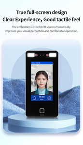 Controllo di accesso WIFI a grande schermo dinamico volto a infrarossi riconoscimento delle impronte digitali USB di comunicazione Linux OS per la gestione della carta d'identità - Product Image 5