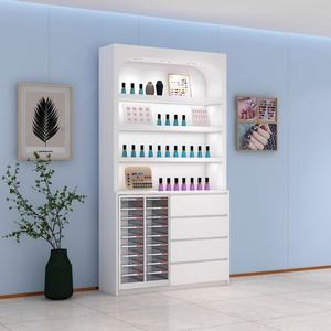 Estante de Pared para Esmaltes de Uñas, Exhibidor de Productos de Belleza, Mueble de Exhibición, Estante para Esmaltes de Uñas para Salón de Belleza - Product Image 2