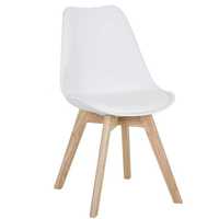 Chaise de bureau de style nordique avec dossier : minimaliste, relaxante, moderne, idéale pour la réception, les réunions et le bureau