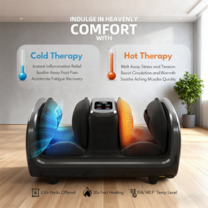 Masajeador de Pies y Piernas TODO <span class=keywords><strong>Fashion</strong></span> con Compresión de Aire Shiatsu y Calor, Alivia el Dolor por Neuropatía, Máquina de Terapia Eléctrica para Pies - Product Image 4