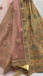 ชุดกระโปรงเจ้าสาวผ้าบางลายปักแบบหนาชุดปาร์ตี้สำหรับงานแต่งงาน - Product Image 3