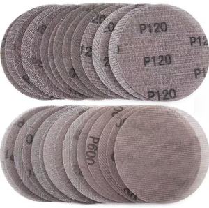 80Grit Grip 6 inch lưới chà nhám đĩa Net bụi-miễn phí Móc & vòng lặp giấy nhám mài mòn lưới đĩa thay thế cho mirka abrabet - Product Image 1