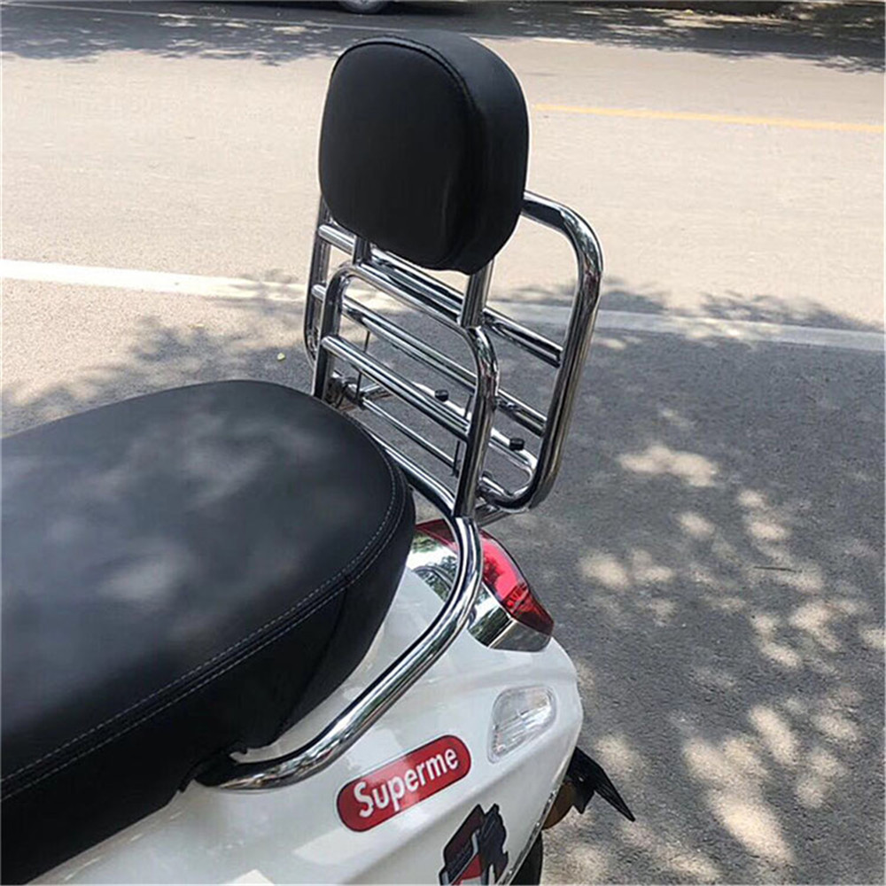 MOTO NOSTRA Porte-bagages Arrière Noir Mat – Compatible Vespa LX 50-125 / Vespa S 50-125 Ie
