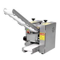 Machine électrique automatique de 18 cm pour la fabrication de feuilles de rouleaux de printemps, de pâtes à dumplings, de pain pita, de tortillas, de chapatis et de rotis