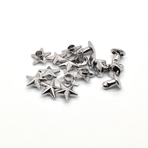 Thiết Kế Mới Túi Phụ Kiện May Mặc Trang Trí Năm Điểm Sao Kim Loại Đinh Tán Cho Túi Quần Áo - Product Image 3