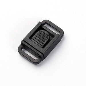 Hebilla de Seguridad de Nylon de 10 mm de Diámetro Interior, Accesorio de Plástico Negro para Correa de Casco de Motocicleta - Product Image 2