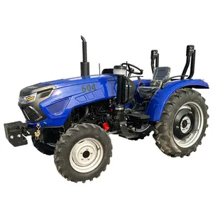 SDYC-tractor agrícola con accesorios hidráulicos, mini tractor para caminar, 50hp, 60hp, 4wd