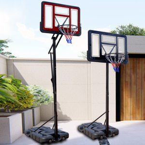 Aro <span class=keywords><strong>de</strong></span> <span class=keywords><strong>Baloncesto</strong></span> Portátil Ajustable con Tablero <span class=keywords><strong>de</strong></span> PE, Soporte y Aro Móviles <span class=keywords><strong>para</strong></span> Uso en Exteriores - Product Image 1