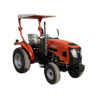 Tracteur agricole 25 CV 4x4, moteur EPA Tier 4/EU Stage V, homologation COC, transmission par engrenages, garantie 1 an