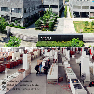 NICOCOCABINET หรูหราสไตล์อเมริกันผสมเองเรียวเรียบง่ายเรียบหรูหราตู้ครัวสมัยใหม่ - Product Image 5