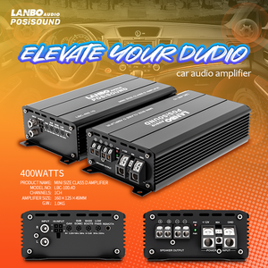 Mini amplificateur audio de <span class=keywords><strong>voiture</strong></span> classe D <span class=keywords><strong>400W</strong></span>-bloc mono, sous-<span class=keywords><strong>ampli</strong></span> stable et haute efficacité 1Ω - Product Image 5
