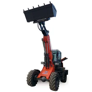 factory direct sales machinery small 2ton telescopic boom loader farm 2 ton 3ton 5ton wheel loader for sale