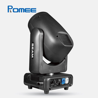 Mini projecteur à tête mobile 230W/295W DMX512 avec anneau de pixels RGB et effet de poursuite pour DJ, club, fête, événement, spectacle, scène