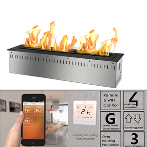 Moderno Freestanding caminetto interno in acciaio decorazione <span class=keywords><strong>bioetanolo</strong></span> alcol riscaldatore elettrico per Villa caminetti <span class=keywords><strong>a</strong></span> etanolo - Product Image 5