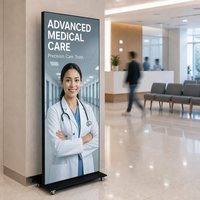 Écran LED P2.5 en gros, affichage publicitaire ultra-plat avec gestion de contenu à distance pour l'éducation, les métros et les aéroports