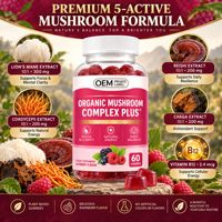 Gummies de glycinate de magnésium 400 mg pour la relaxation, le soutien musculaire et un sommeil réparateur, sans sucre, soin bien-être quotidien, OEM