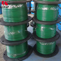 Kawat Baja Karbon Berlapis PVC Konstruksi 7x7/7x19 Diameter 1/8"-3/16"