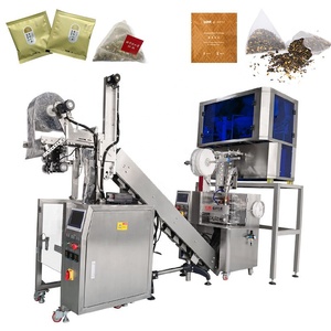 MD-160 usine prix automatique PLA Nylon ultrasons étanchéité Triangle sachet de thé café poudre remplissage Machine d'emballage avec <span class=keywords><strong>enveloppe</strong></span> - Product Image 2