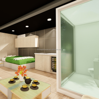 Maison préfabriquée modulaire en acier personnalisable China Magic House, mini-conteneur, certifiée CE, installation rapide, respirante