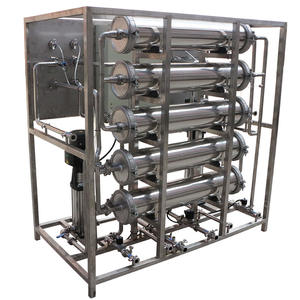 Máquina suavizante de tratamiento de agua alcalina de botella de acero inoxidable de doble etapa 2000LPH para líquido de lavado y <span class=keywords><strong>crema</strong></span> de Gel de Ducha - Product Image 4