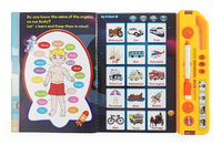 Livre de lecture multifonctionnel Point d'éducation Jouets E-books pour enfants Apprendre à parler anglais pour garçons filles Livre sonore pour enfants