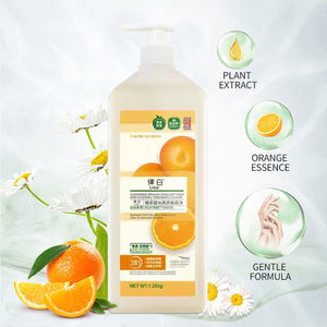 Nu Détergent Liquide Jetable Ultra Écologique pour Cuisine, Parfum Citron <span class=keywords><strong>Orange</strong></span>, Sans Additifs, pour Élimination Profonde des Taches de Fruits - Product Image 2