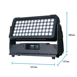 Ngoài trời không thấm nước IP65 60x10w RGBW 4in1 dẫn ánh sáng với rửa tường, nhấp nháy hiệu ứng ánh sáng <span class=keywords><strong>DMX</strong></span> kiểm soát cho sân khấu Disco Đảng đám cưới - Product Image 6