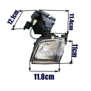 เพิ่มไฟตัดหมอกคู่ไฟคริสตัลบาร์สำหรับโตโยต้า Hiace Kzh106 LH168โคโรนาคาลดีน่า1994 1995 1996 <span class=keywords><strong>1997</strong></span> - Product Image 2