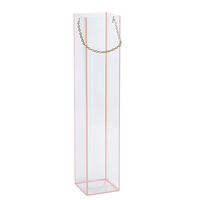 Boîte cadeau transparente pour mariage, boîtes à bonbons pour fête d'anniversaire, emballages pour fleuriste, Bouquet de fleurs, pièces