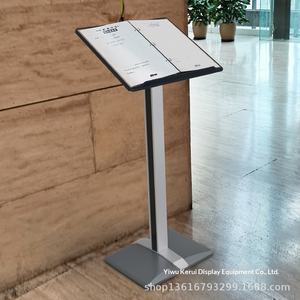 Support de menu et de recettes vertical moderne en acrylique PMMA autoportant pour restaurant, bureau, <span class=keywords><strong>avis</strong></span> public - Product Image 3