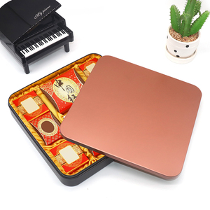 Tùy Chỉnh Vuông Hình Chữ Nhật Sô Cô La Hộp Kim Loại Cấp Thực Phẩm Bánh Ngọt Baklava Bơ Cookie Hộp Thiếc Hộp Cookie <span class=keywords><strong>Tin</strong></span> Có Thể Với Nắp - Product Image 5