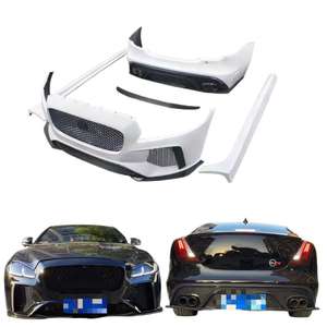 Pour <span class=keywords><strong>Jaguar</strong></span> XJL mise à niveau SVR Style pare-chocs avant lèvre avant pare-chocs arrière jupe latérale Spoiler Kit de carrosserie - Product Image 1