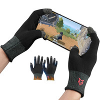 Sarafox-juego para teléfono móvil G02, a prueba de sudor, guantes para la punta del dedo, antideslizantes, con pantalla táctil, mangas para la yema del dedo
