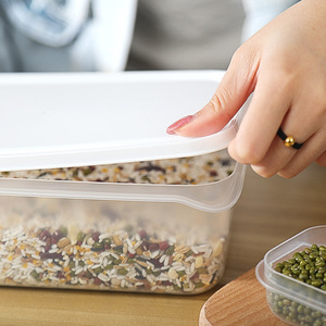 Choice Fun-caja grande <span class=keywords><strong>de</strong></span> almacenamiento <span class=keywords><strong>de</strong></span> alimentos PP <span class=keywords><strong>con</strong></span> <span class=keywords><strong>tapa</strong></span>, recipiente al vacío sellado, Se puede apilar para almacenamiento, barato, 2 uds. - Product Image 2